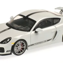Minichamps 870066120 Voiture Porsche Cayman GT4 Blanche Busch véhicule Busch_870066120 - 1