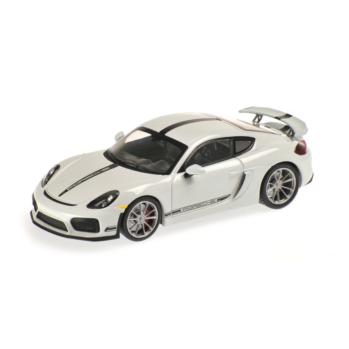 Minichamps 870066120 White Porsche Cayman GT4 - Busch_870066120