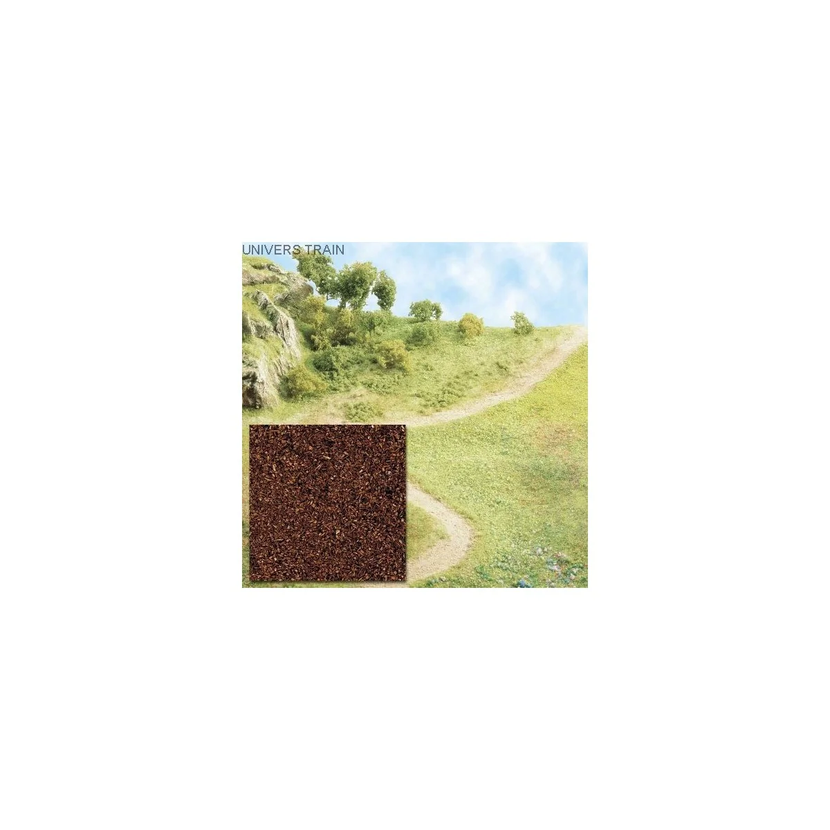 Busch 7056 Litter Powder, Brown Flock Coating - Busch - Busch_7056 Busch 7056 Litter Powder, Brown Flock Coating - Busch - Busch_7056