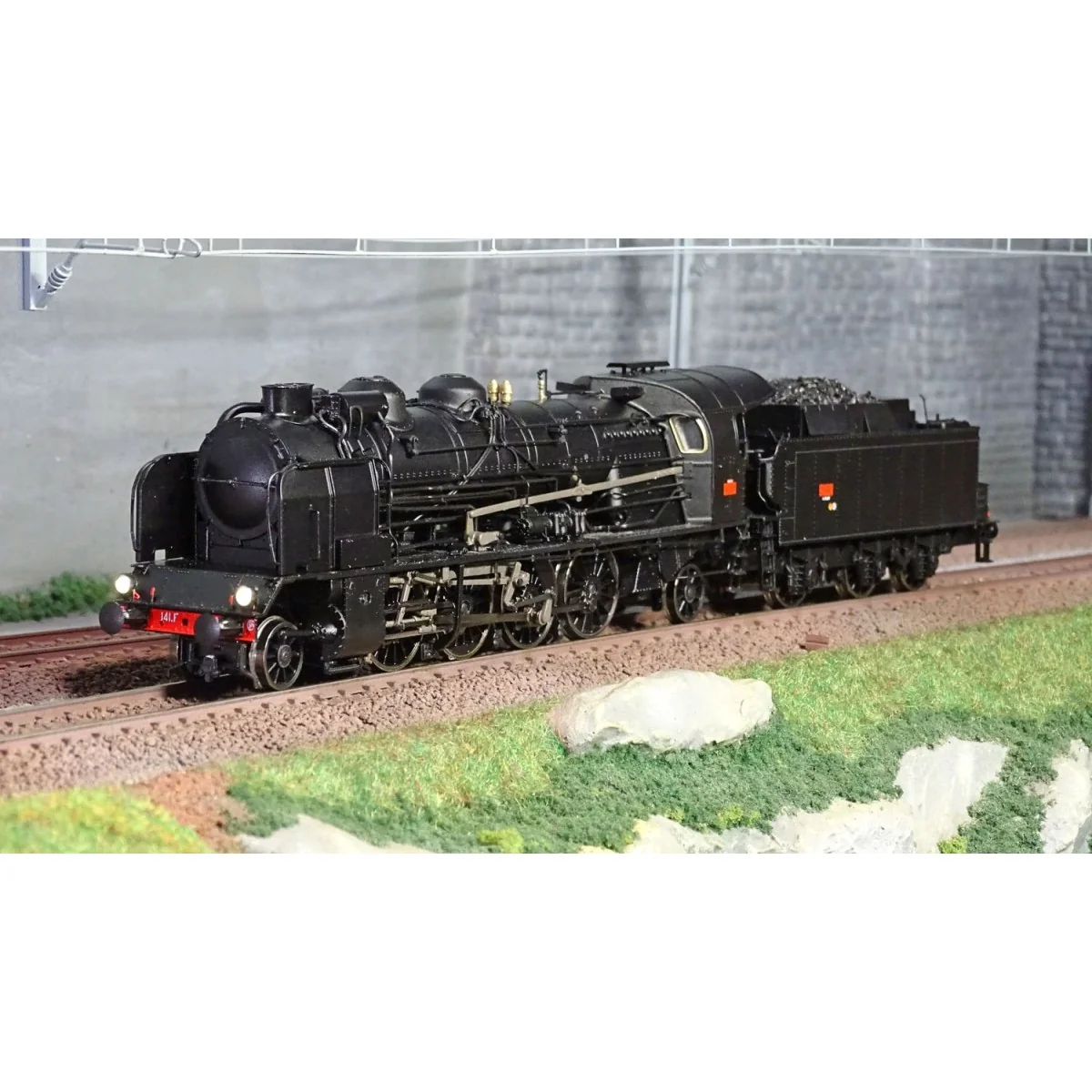 Ree Modeles MB-126 Steam Locomotive 4-141 F 309, SNCF, PERIGUEUX - ...