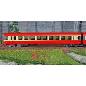 LS Models 10063 Autorail EAD X4696 - XR8693, rouge crème, décoration 1976, Longueau Ls models Lsm_10063 - 2