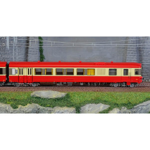 LS Models 10063 Autorail EAD X4696 - XR8693, rouge crème, décoration 1976, Longueau Ls models Lsm_10063 - 3