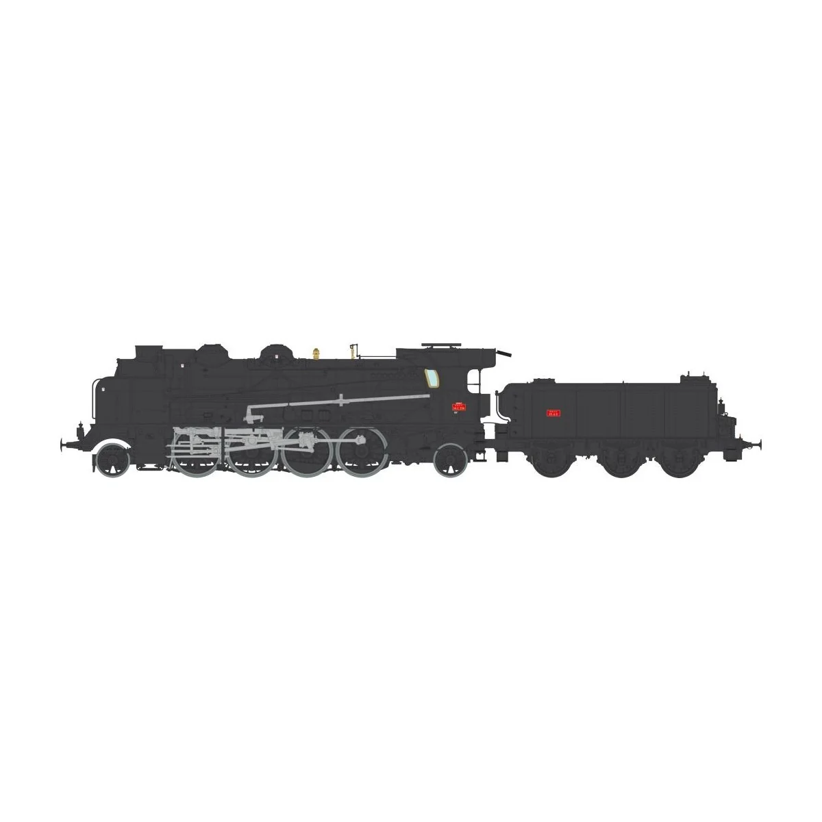 Ree Modeles MB-128 Locomotive à vapeur 5-141 E 234, SNCF, GRENOBLE Ree Modeles MB-128 - 6 Ree Modeles MB-128 Locomotive à vapeur 5-141 E 234, SNCF, GRENOBLE Ree Modeles MB-128 - 6
