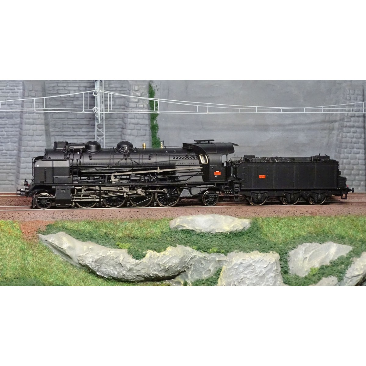 Ree Modeles MB-128 Steam Locomotive 5-141 E 234, SNCF, Grenoble - M...