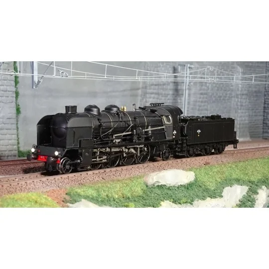 MB-129-Ree Modeles MB-129 Locomotive à vapeur 6-141 E 458, SNCF, VEYNES