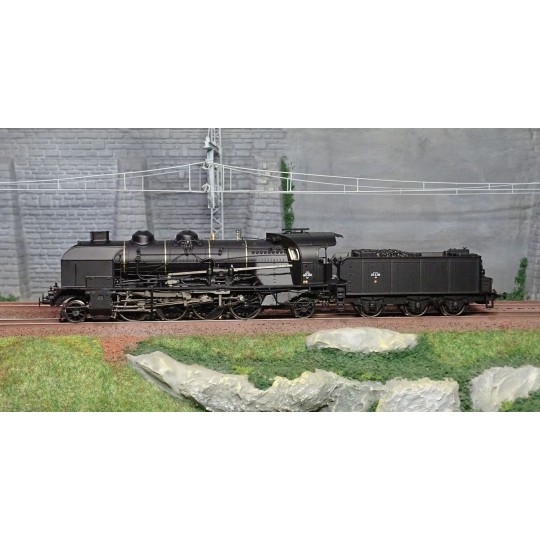 MB-129-Ree Modeles MB-129 Steam Locomotive 6-141 E 458, SNCF, VEYNES