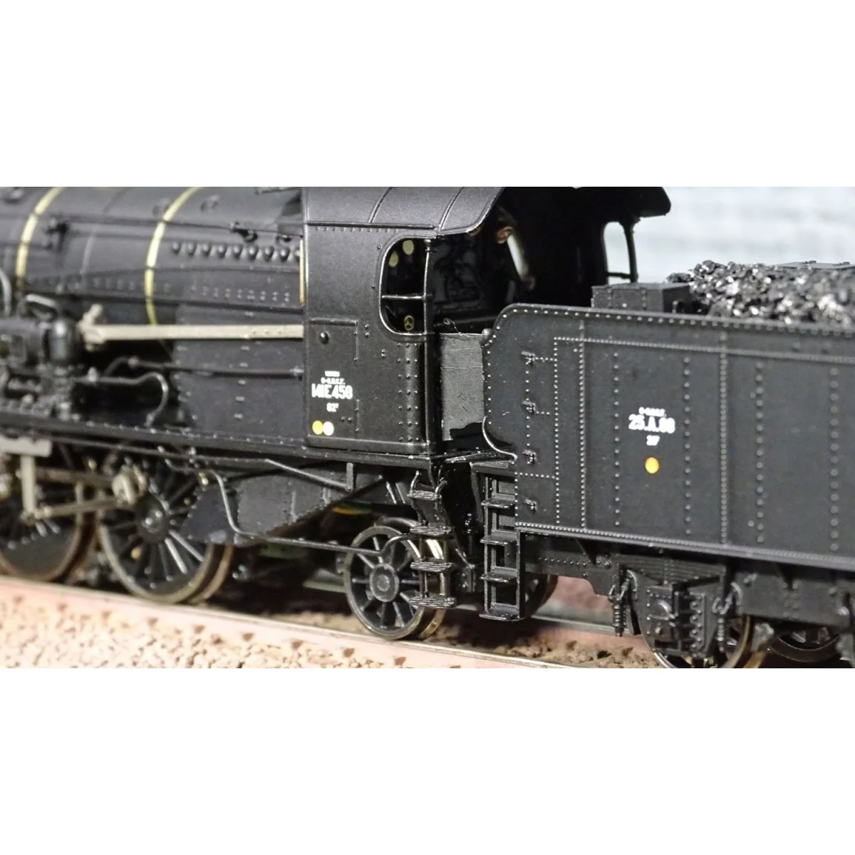 Ree Modeles MB-129 Locomotive à vapeur 6-141 E 458, SNCF, VEYNES Ree Modeles MB-129 - 5