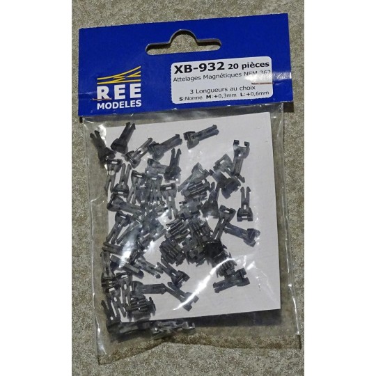 XB-932-REE Models XB-932 NEM362 Magnet Coupling, 3 Sizes S/M/L (10 pairs)