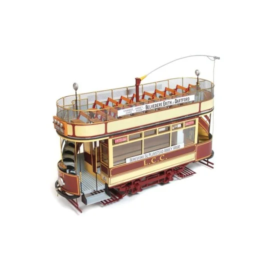 OcCre 53008 Tram London L.L.C. 106 1/24 kit construction bois métal OcCre 53008 - 1 53008-OcCre 53008 Tram London L.L.C. 106 1/24 kit construction bois métal