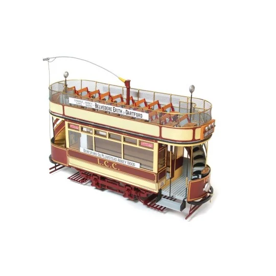OcCre 53008 Tram London L.L.C. 106 1/24 kit construction bois métal OcCre 53008 - 2 53008-OcCre 53008 Tram London L.L.C. 106 1/24 kit construction bois métal