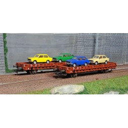 Marklin 46404 Set of 2 "DAF 66" flat wagons, NS - Marklin_46404