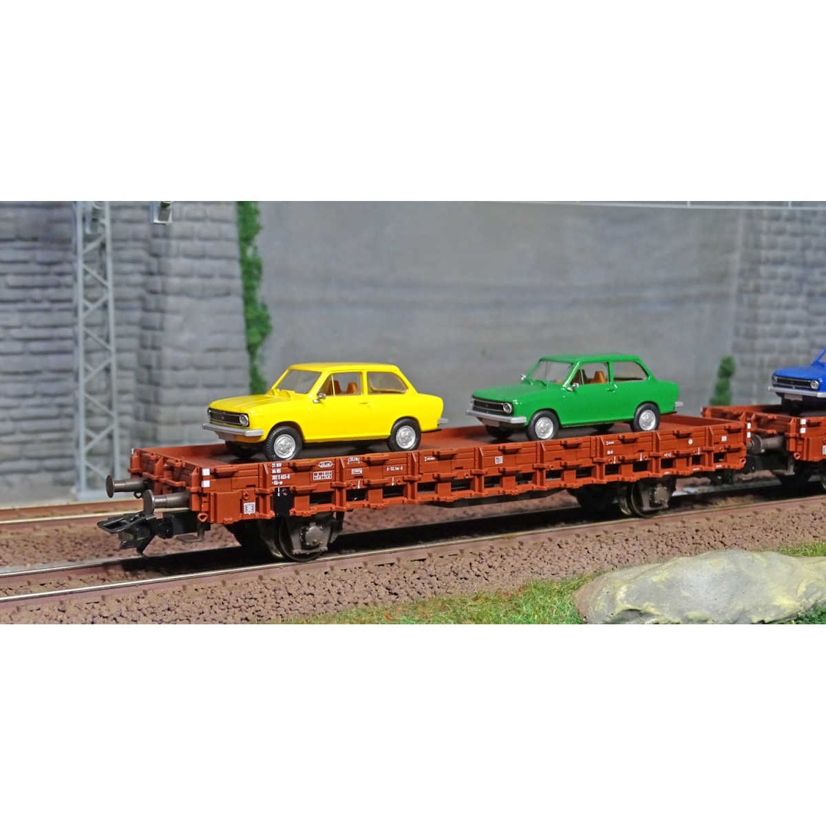 Marklin 46404 Set of 2 "DAF 66" flat wagons, NS - Marklin_46404