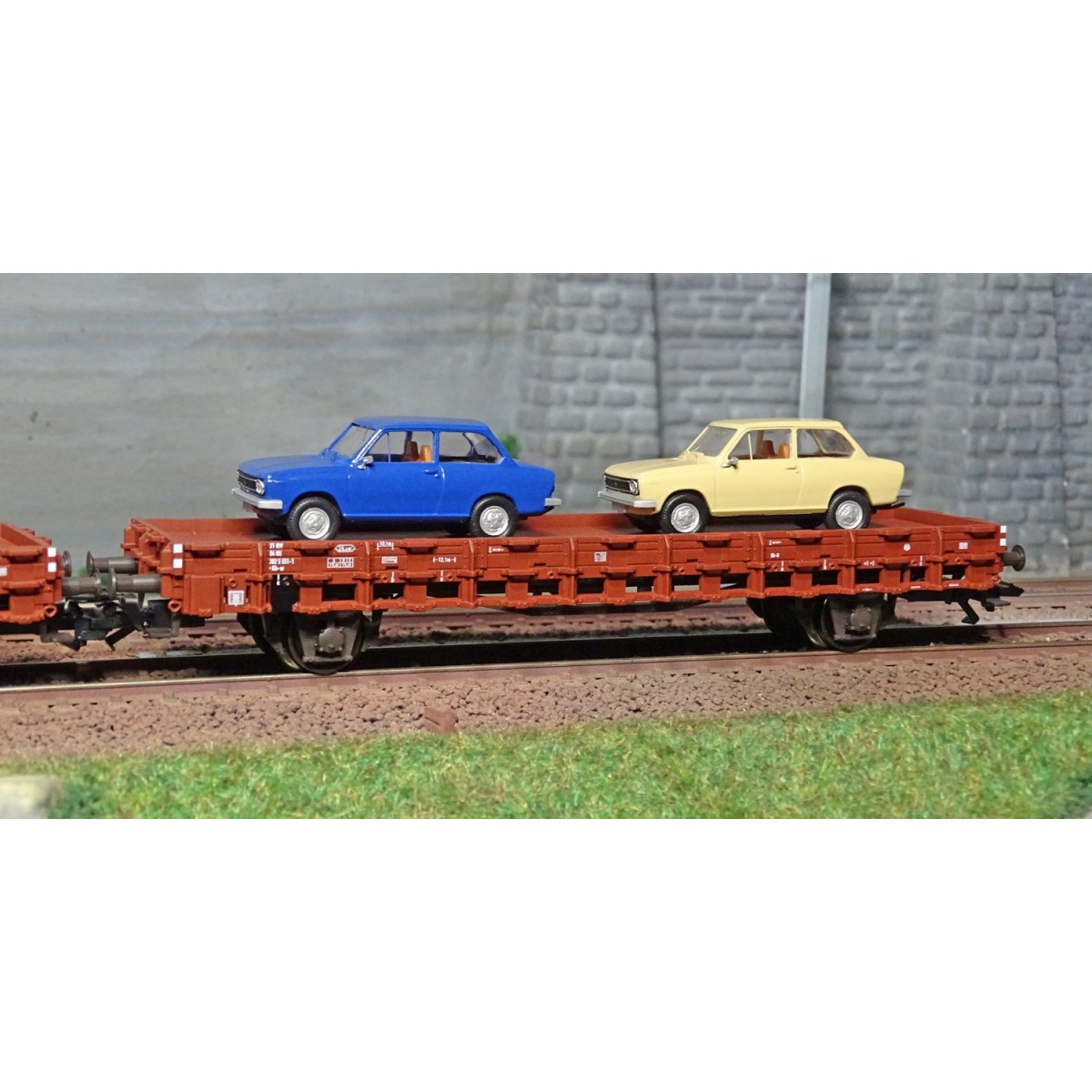 Marklin 46404 Set de 2 de wagons plats "DAF 66", NS Marklin Marklin_46404 - 3