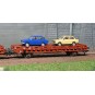 Marklin_46404-Marklin 46404 Set of 2 "DAF 66" flat wagons, NS