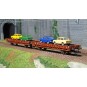 Marklin_46404-Marklin 46404 Set of 2 "DAF 66" flat wagons, NS