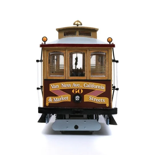 OcCre 53007 Tram Cable Car San Francisco 1/24 kit construction bois métal OcCre 53007 - 3 53007-OcCre 53007 Tram Cable Car San Francisco 1/24 kit construction bois métal