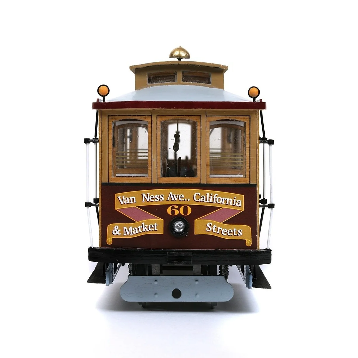 OcCre 53007 Tram Cable Car San Francisco 1/24 kit construction bois métal OcCre 53007 - 3 OcCre 53007 Tram Cable Car San Francisco 1/24 kit construction bois métal OcCre 53007 - 3