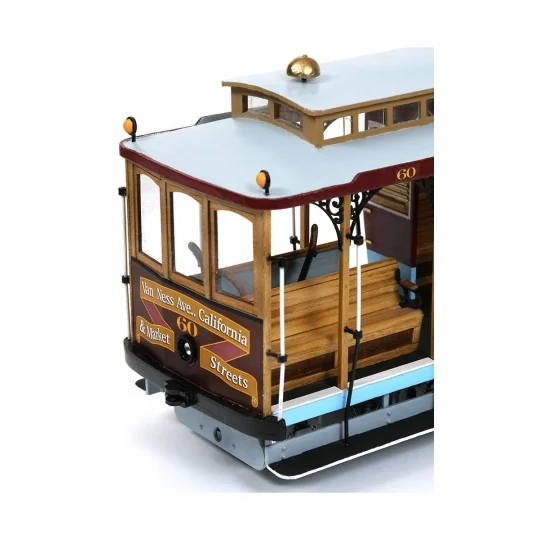 53007-OcCre 53007 Tram Cable Car San Francisco 1/24 kit construction bois métal