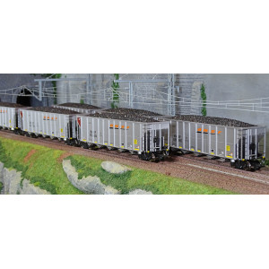 Trix 24911 Set de 6 wagons transport de charbon, "Hopper Cars", BNSF Trix Trix_24911 - 4