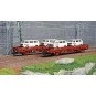 HR6458-Rivarossi HR6458 Set de 2 wagons type Kls, DB, chargé 4 camionnettes Volkswagen T2