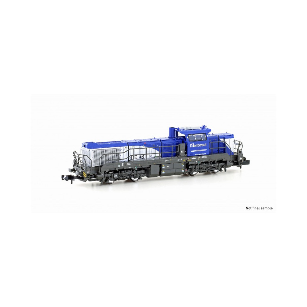 Hobbytrain H32106S Locomotive diesel Vossloh DE18, 004-6, Ferrotract, digitale sonore, échelle N Hobbytrain H32106S - 1