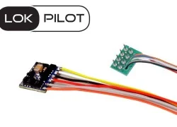 ESU 59820 Lokpilot V5 Micro DCC Decoder, 8-pin NEM652, for locomotives