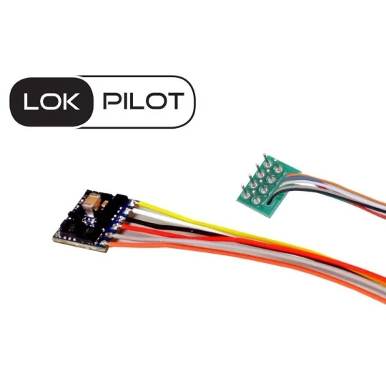 Esu_59820-Esu 59820 Décodeur Lokpilot V5 Micro DCC, 8 broches NEM652, pour locomotive