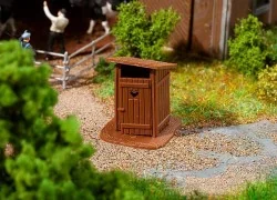 Faller 180988 Model Kit, Outdoor Toilets, Latrine