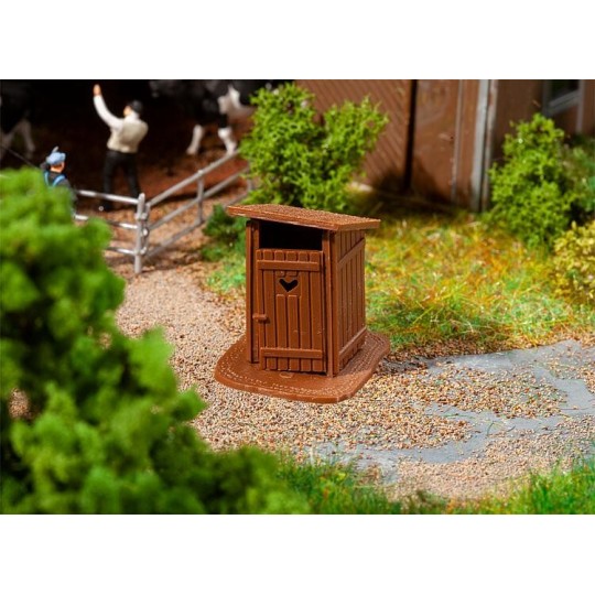 FALLER_180988-Faller 180988 Model Kit, Outdoor Toilets, Latrine