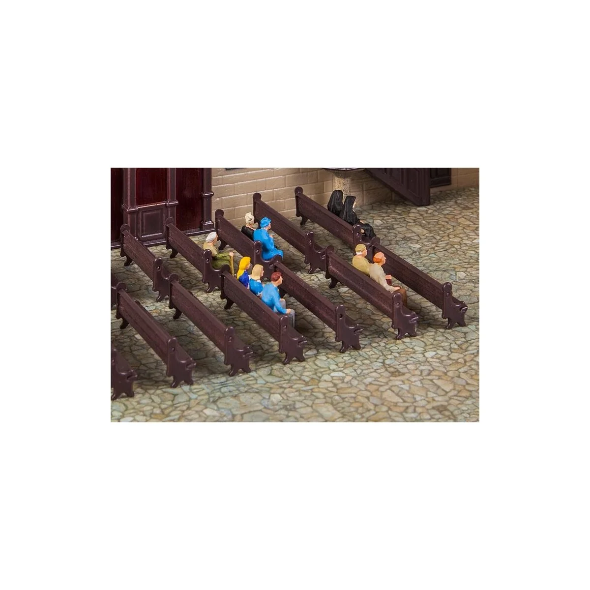 Faller 180989 Model Kit, 7 Church Pews Faller 180989 Model Kit, 7 Church Pews