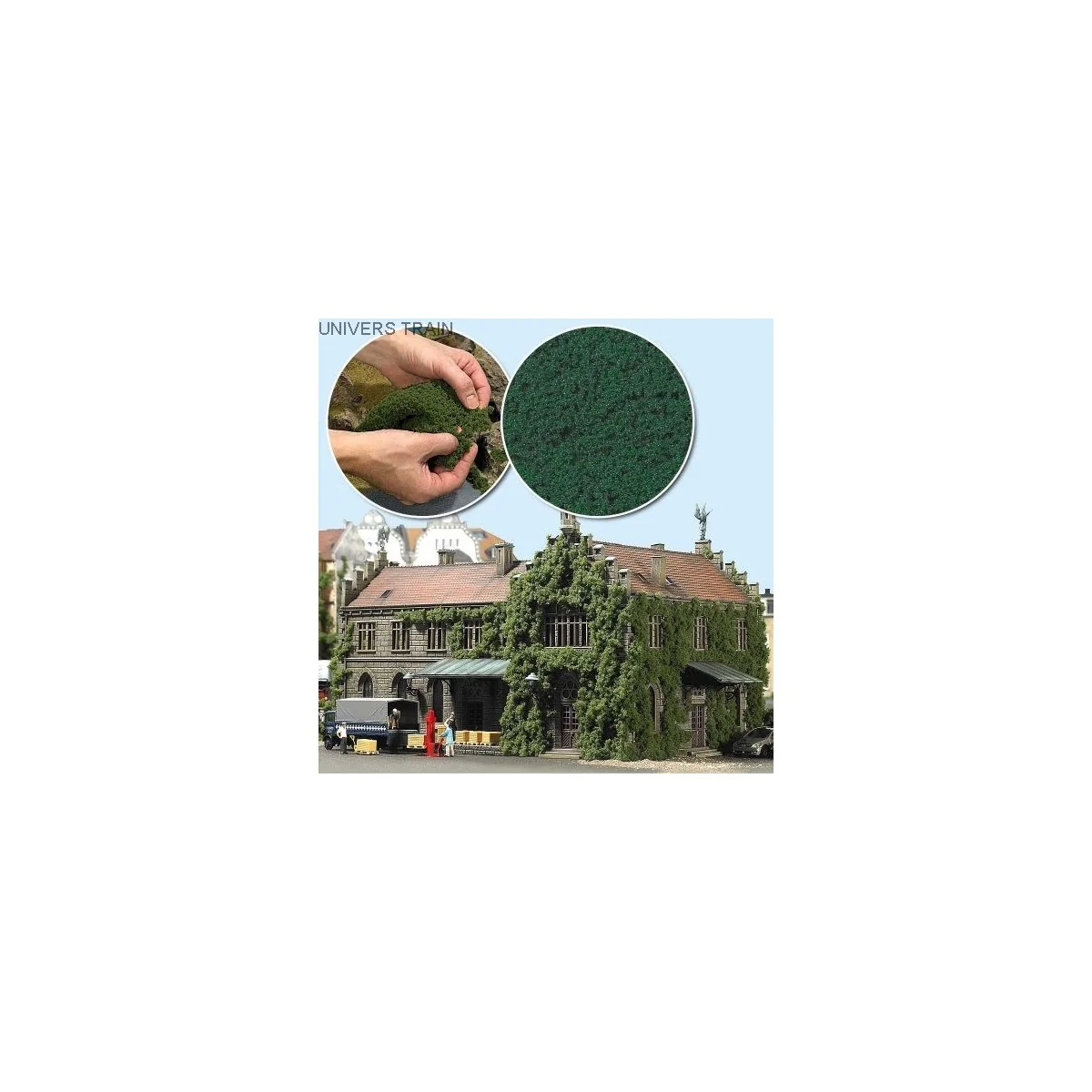 Busch 7343 Green Foam Flocking - Busch_7343