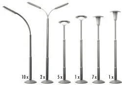Faller 180538 Maquette, Kit de 26 lampadaires Faller Faller_180538 - 1