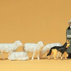 Preiser 14160 personnages, moutons et berger Preiser Preiser_14160 - 1