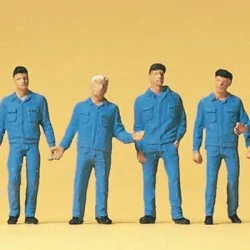 Preiser 14031 personnages, mécaniciens Preiser Preiser_14031 - 1