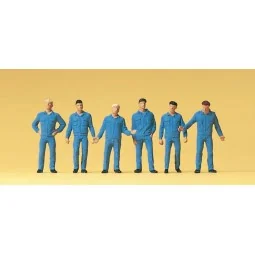 Preiser 14031 personnages, mécaniciens Preiser Preiser_14031 - 1