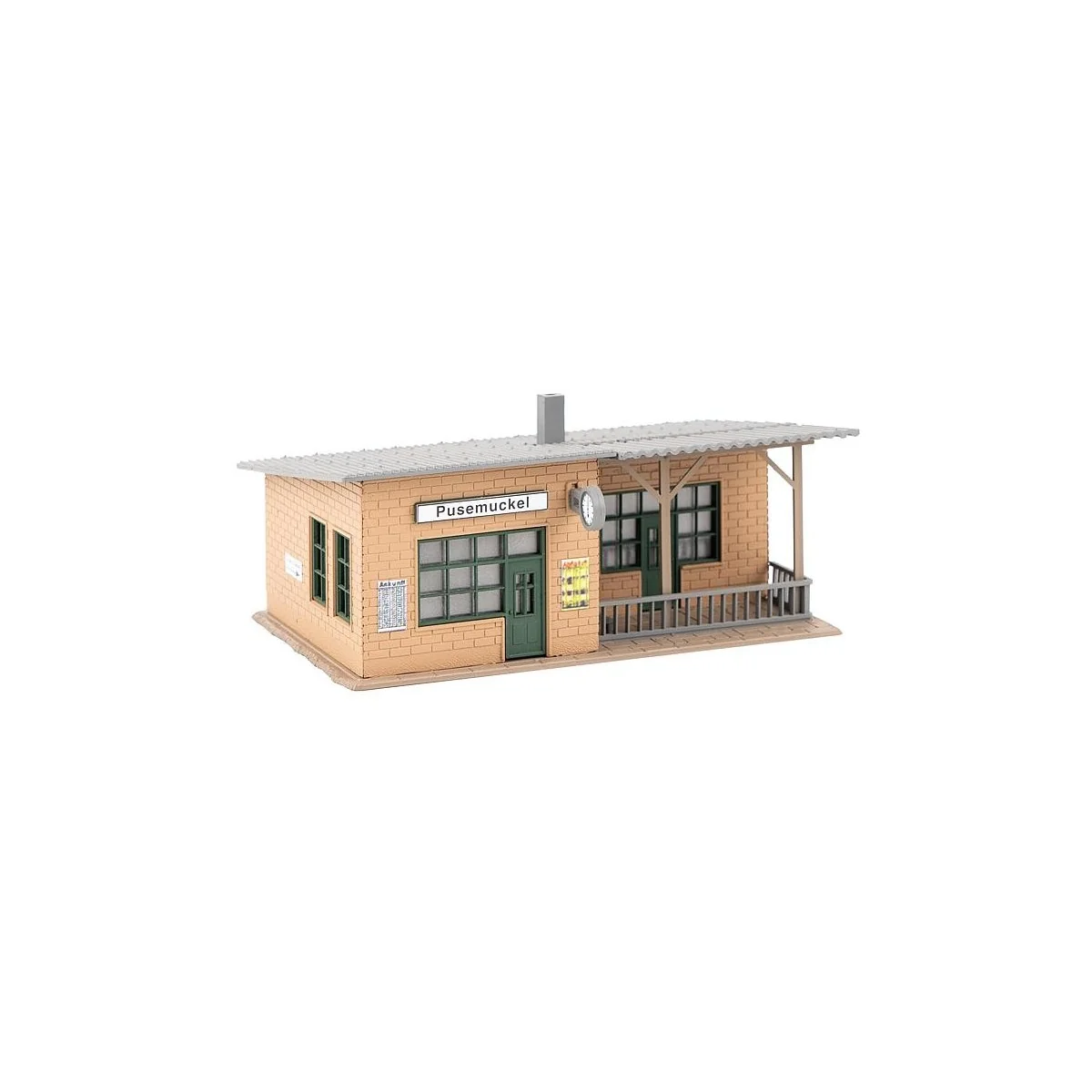 Faller 110204 Model kit, Pusemuckel stop station - Faller_110204