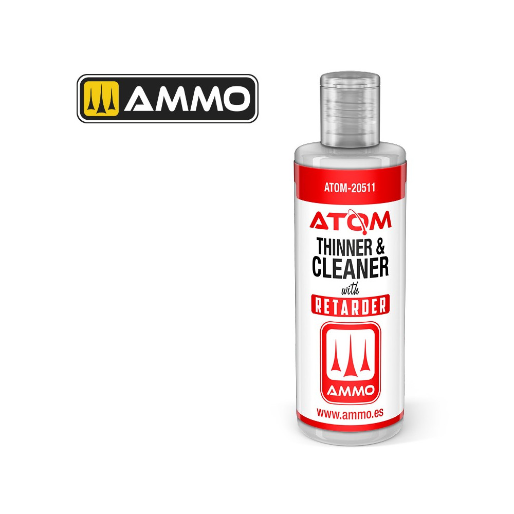 Diluant et nettoyant avec retardateur (60ml) ATOM AMMO AMMO - MIG Jimenez ATOM-20511 - 1