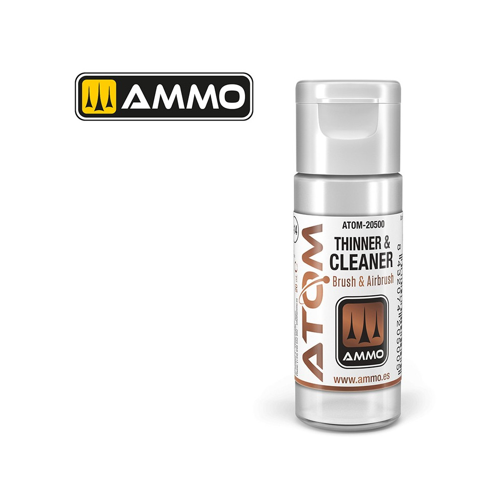 Diluant et nettoyant (20ml) ATOM AMMO AMMO - MIG Jimenez ATOM-20500 - 1