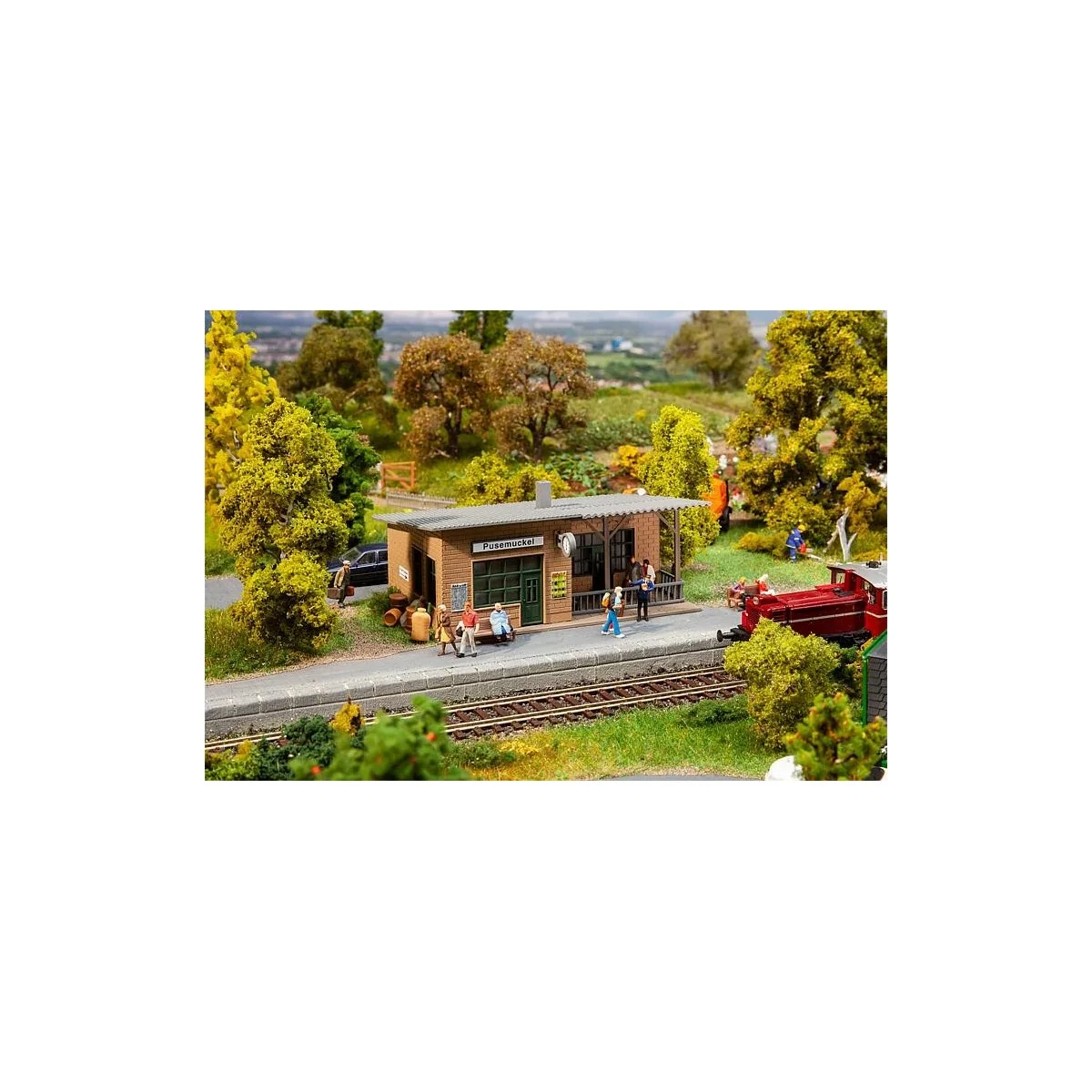 Faller 110204 Model kit, Pusemuckel stop station - Faller_110204