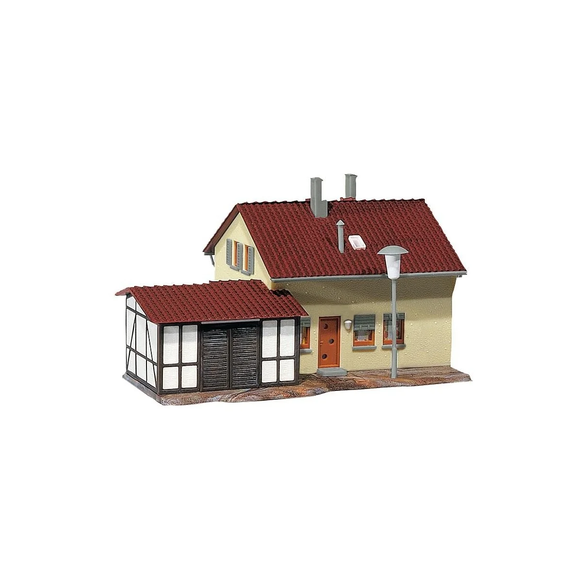 Faller 131358 Model Kit, Settlers' House with Crop - Faller_131358