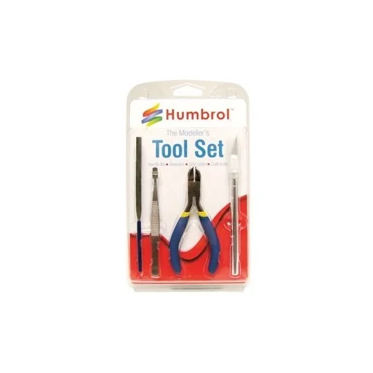 AG9150-Humbrol HG9150 Set d'outils réalisation maquettes, petit coffret - AG9150