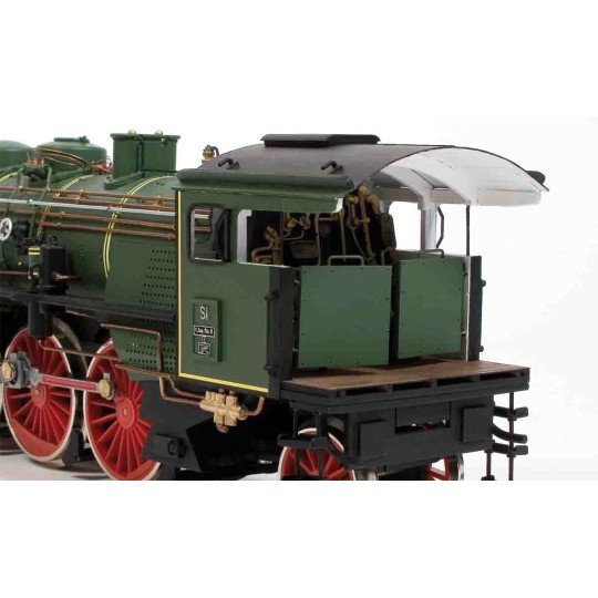 54002-Locomotive vapeur S3/6 BR-18 1/32 kit construction bois métal OcCre