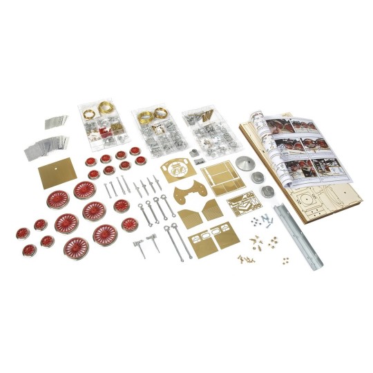 54002-Locomotive vapeur S3/6 BR-18 1/32 kit construction bois métal OcCre