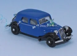 SAI 6176 Citroën Traction 11A 1935, bright blue and black, Wedding Car