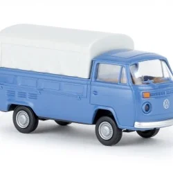 Brekina 33930 Volkswagen T2 à plateau bâché, bleu brillant Sai Sai_33930 - 1