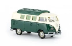Brekina 31603 Volkswagen Camping car T2, beige et vert Sai Sai_31603 - 1