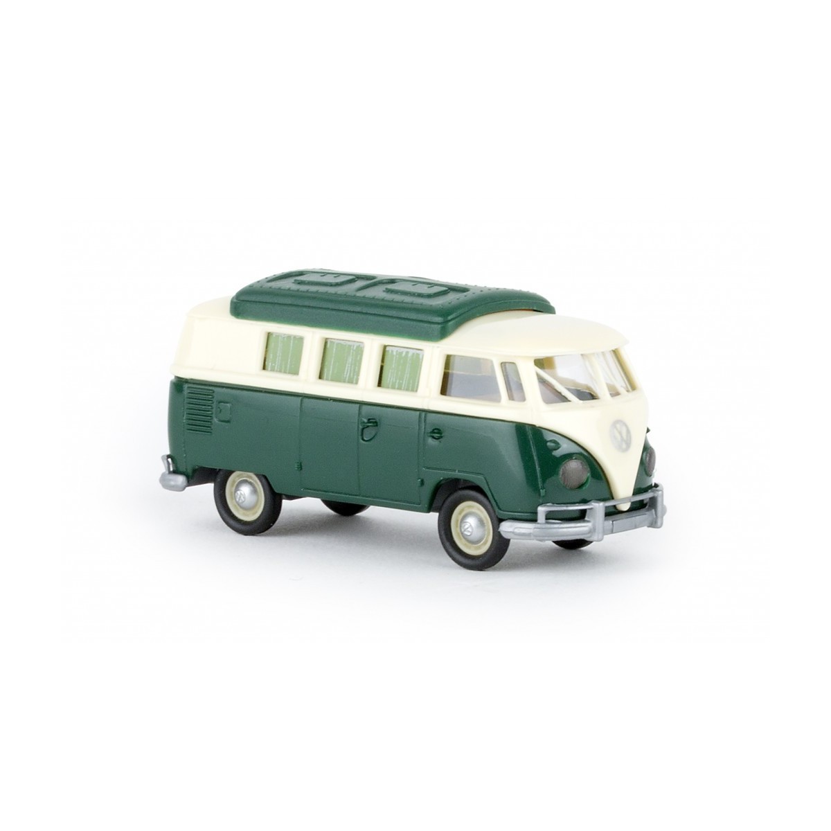 Brekina 31603 Volkswagen Camping car T2, beige et vert Sai Sai_31603 - 1