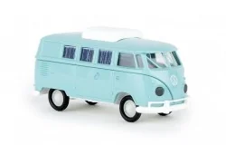 Brekina 31604 Volkswagen Camping car T2, avec toit relevable, bleu pastel Sai Sai_31604 - 1