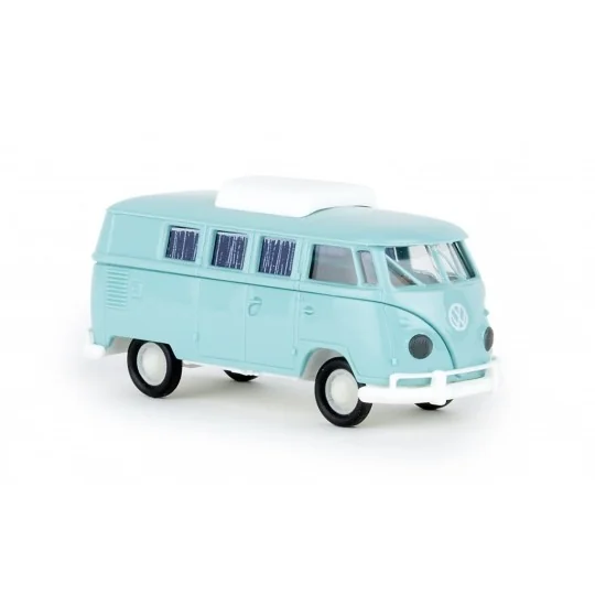 Brekina 31604 Volkswagen T2 camper van, with pop-up roof, pastel blue Sai_31604-Brekina 31604 Volkswagen T2 camper van, with pop-up roof, pastel blue
