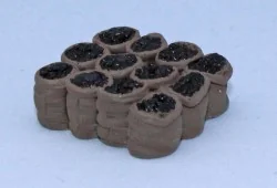 Sai 996 Set de 12 sacs de charbon (peints) Sai Sai_996 - 1